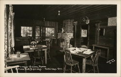 Lodge Dining Room, Kitson Hot Springs Oakridge, OR Postcard Postcard Postcard