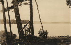 View of Sebec Lake Maine Postcard Postcard Postcard