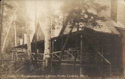 Camps at Mooselookmegunti House, Haines Landing Rangeley, ME Postcard Postcard Postcard
