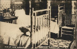 One of the Rooms Sprucewold Lodge Postcard