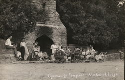 Community Fiureplace, Wychwood Lodge Fenelon Falls, ON Canada Ontario Postcard Postcard Postcard