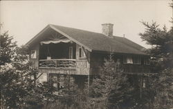 Rustic Lodge Postcard