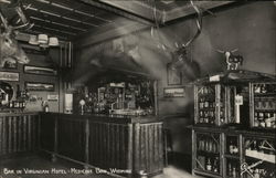 Bar in Virginian Hotel Postcard