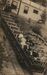 Mt. Manitou Scenic Incline Trip Postcard