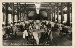Paradise Inn, Dining Room Postcard