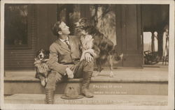 W. B. Jones Walked 10,000 Miles on foot from Dallas Texas to Nome Alaska Postcard