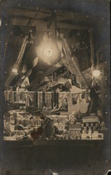 Large Easter Store Window Display Postcard