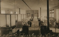 Hospital? Interior of Room With Lots of Beds Hospital? Interior of Room With Lots of Beds