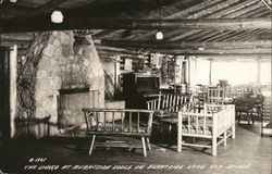 The Lounge at Burnside Lodge on Burnside Lake Postcard