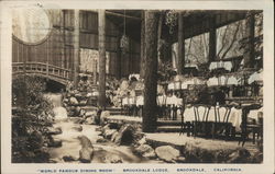 World Famous Dining Room, Brookdale Lodge Postcard