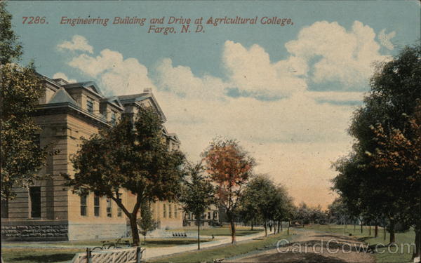 Engineering Building and Drive, Agricultural College Fargo North Dakota