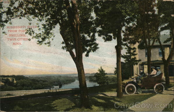 Mississippi River From Fort Snelling Twin Cities Minnesota