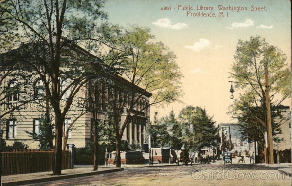 Public Library, Washington Street Providence Rhode Island