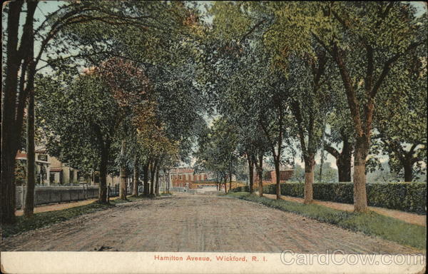 Hamilton Avenue Wickford Rhode Island