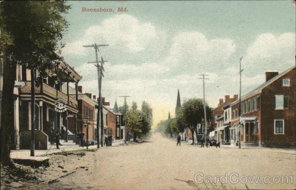 Street Scene Boonsboro Maryland