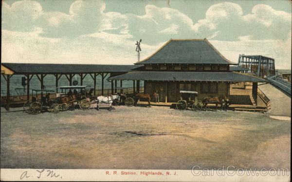 R. R. Station Highlands New Jersey