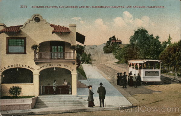 Incline Station and Mount Washington Railway Los Angeles California