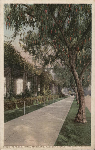 Pergola, Hotel Maryland Pasadena California