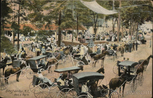 Carriages in Ross Park Binghamton New York