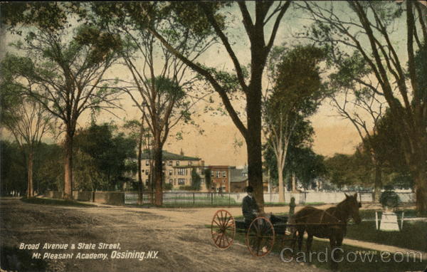 Broad Avenue & State Street, Mt. Pleasant Academy Ossining New York