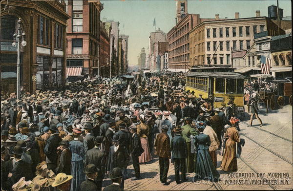 Decoration Day Morning, Main St. Rochester New York