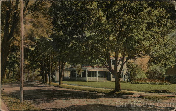 View of East Market Street Rhinebeck New York