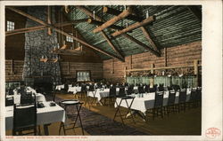 Dining Room, Old Faithful Inn Yellowstone National Park, WY Postcard Postcard Postcard