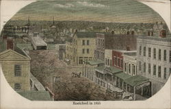 Rockford in 1855 Illinois Postcard Postcard Postcard