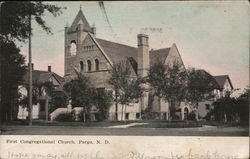 First Congregational Church Postcard