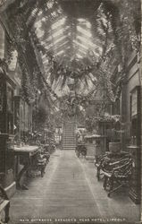 Main Entrance, Saracens Head Hotel Postcard