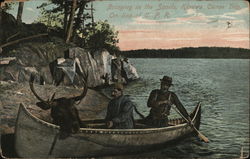 Bringing in the Spoils, Kipawa Canoe Trip Postcard