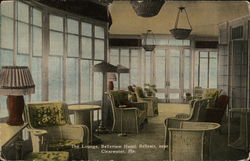 The Lounge, Belleview Hotel, Belleair Postcard