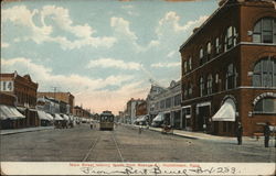 Main Street, looking North from Avenue A Hutchinson, KS Postcard Postcard 