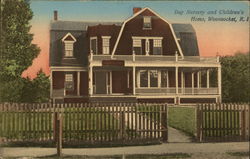 Day Nursery and Children's Home Postcard