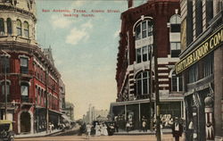 Alamo Street, looking North San Antonio, TX Postcard Postcard Postcard