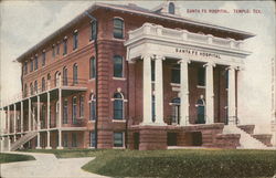 Santa Fe Hospital Temple, TX Postcard Postcard Postcard