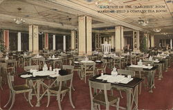 Narcissus Room, Marshall Field & Company Tea Rooms Chicago, IL Postcard Postcard Postcard