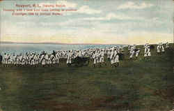 Training Station by Naval Cadets Newport, RI Postcard Postcard Postcard