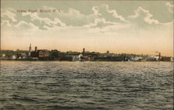 Water Front Bristol, RI Postcard Postcard Postcard