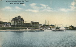 Wesley House From the Pier Postcard