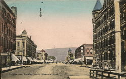 Heggins Avenue, looking North Missoula, MT Postcard Postcard Postcard