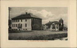 The Schools of Red Lodge Montana Postcard Postcard Postcard
