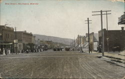 Main Street Philipsburg, MT Postcard Postcard Postcard