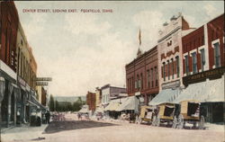 Center Street, looking East Pocatello, ID Postcard Postcard Postcard