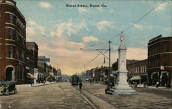 Broad Street Rome, GA Postcard Postcard Postcard