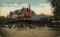 Central Railway Station Plainfield, NJ Postcard Postcard Postcard