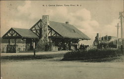 N. J. Central Station Toms River, NJ Postcard Postcard Postcard