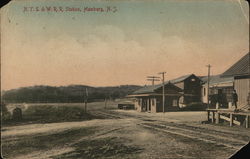 N. Y. S. & W. R. R. Station Hamburg, NJ Postcard Postcard Postcard