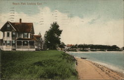 Beach Park, Looking East Postcard