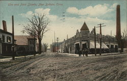 Elm and Park Streets Postcard